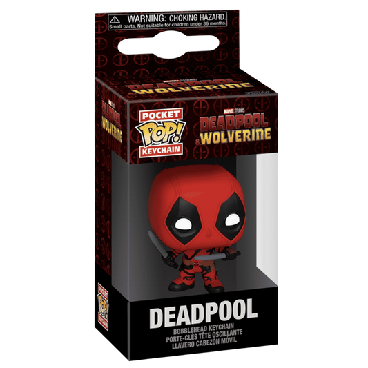 Deadpool & Wolverine Deadpool with Swords Funko Pocket Pop! Key Chain