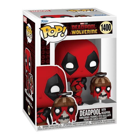 Deadpool with Headpool Funko Pop! #1400 – Marvel Vinyl Figure with Buddy