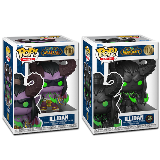 World of Warcraft Illidan Funko Pop! Bundle – Common & Chase #1101