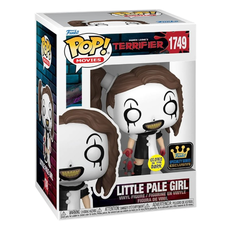 Terrifier – Little Pale Girl Glow-in-the-Dark Funko Pop! #1749 (Specialty Series Exclusive)