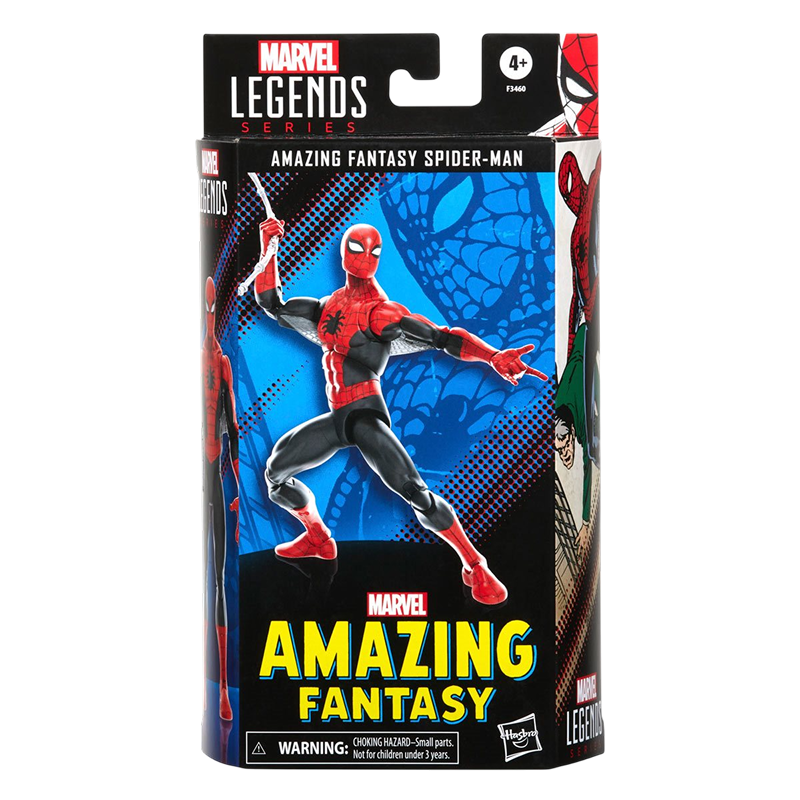 Spider-Man 60th Anniversary Marvel Legends Action Figure – Amazing Fantasy Edition (6-Inch)