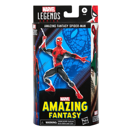 Spider-Man 60th Anniversary Marvel Legends Action Figure – Amazing Fantasy Edition (6-Inch)