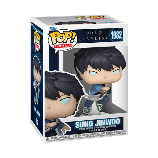 Solo Leveling Funko Pop Bundle – Sung Jinwoo Common & Chase Variant (2-Pack Set #1986)