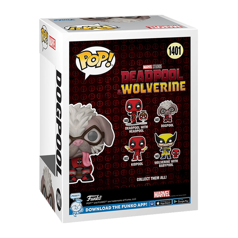 Deadpool & Wolverine Dogpool Funko Pop! Vinyl Figure #1401