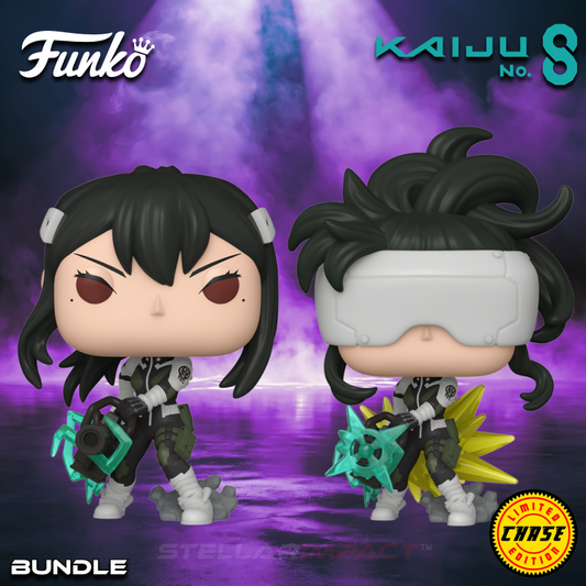Kaiju No. 8 – Mina Ashiro Funko Pop! Plus #2083 Bundle (Common + Chase Edition 2-Pack)