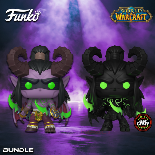 World of Warcraft Illidan Funko Pop! Bundle – Common & Chase #1101