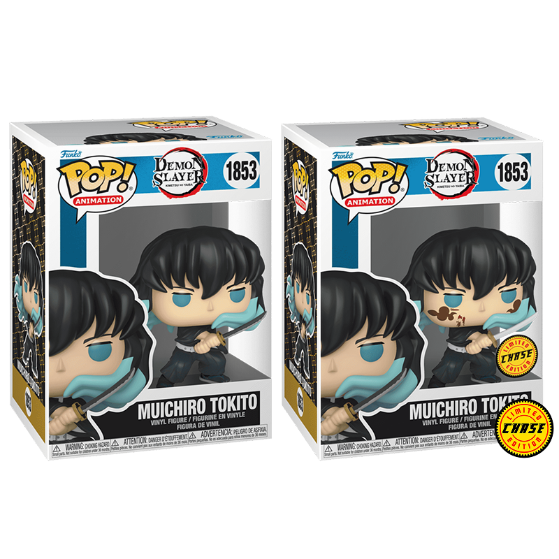 Demon Slayer Muichiro Tokito (Attack) Funko Pop! Bundle (Common + Edition 2-pack)