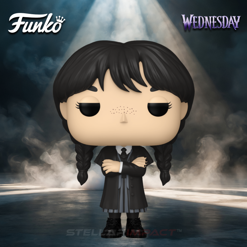 Wednesday Addams Funko Pop!  #1815 (Black Coat)