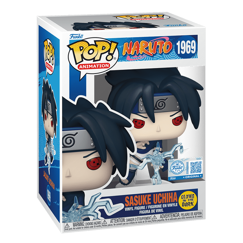 Naruto – Sasuke Uchiha (Chidori) Glow-in-the-Dark Funko Pop! #1969 (Entertainment Earth Exclusive)