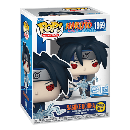 Naruto – Sasuke Uchiha (Chidori) Glow-in-the-Dark Funko Pop! #1969 (Entertainment Earth Exclusive)