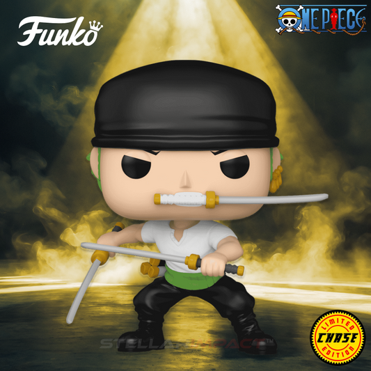 Roronoa Zoro CHASE Funko Pop #1775 w/ FREE Premium Protector | One Piece 2024