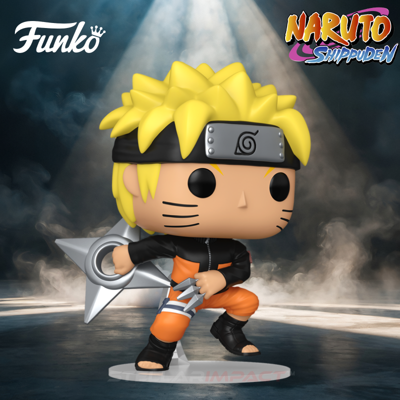 Funko Pop! Naruto Uzumaki with Kunai & Shuriken #1843 – Naruto Shippuden Vinyl Figure