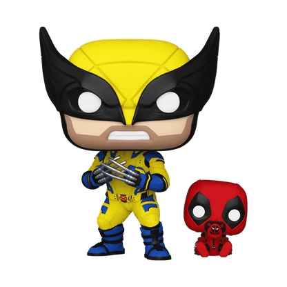 Deadpool & Wolverine with Babypool Funko Pop! Vinyl Figure #1403 and Buddy