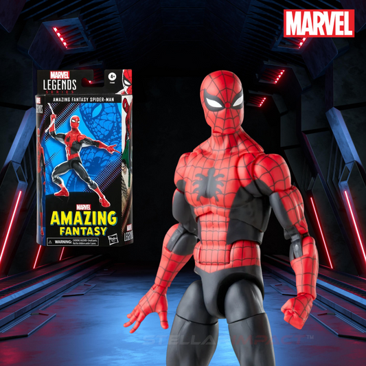 Spider-Man 60th Anniversary Marvel Legends Action Figure – Amazing Fantasy Edition (6-Inch)