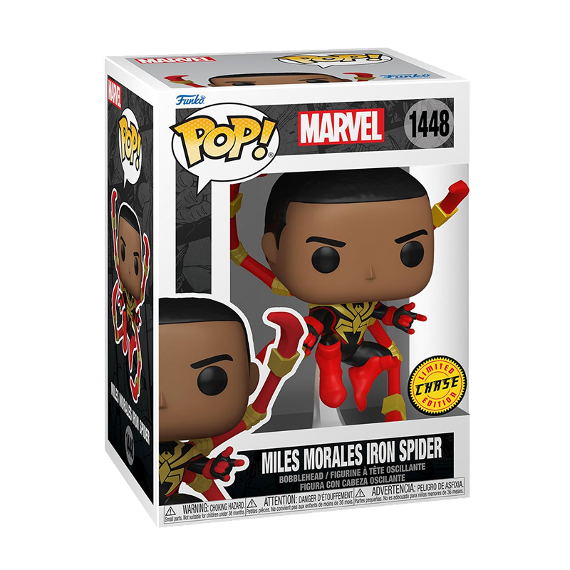 Spider-Man Comic Miles Morales Iron Spider Funko Pop! Vinyl Figure #1448