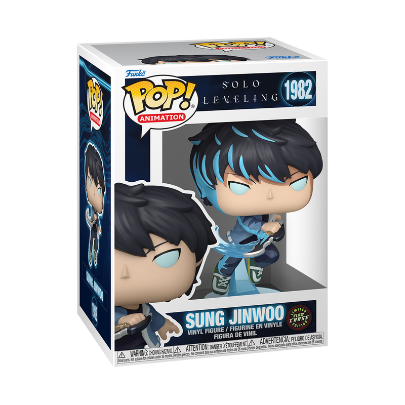 Solo Leveling Funko Pop Bundle – Sung Jinwoo Common & Chase Variant (2-Pack Set #1986)