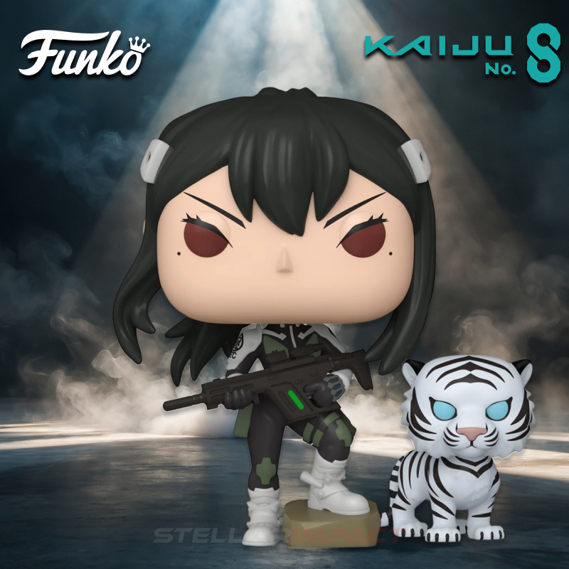 Kaiju No. 8 Funko Pop #2085 – Mina Ashiro with Bakko Buddy Vinyl Figure (EE Exclusive)