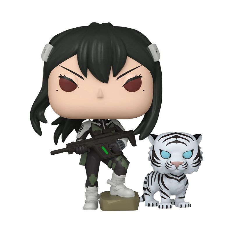 Kaiju No. 8 Funko Pop #2085 – Mina Ashiro with Bakko Buddy Vinyl Figure (EE Exclusive)